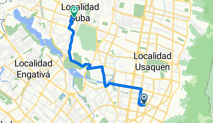 Avenida Carrera 15, Bogotá a Carrera 94, Bogotá