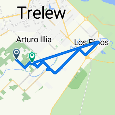 Ruta desde Gobernador Costa