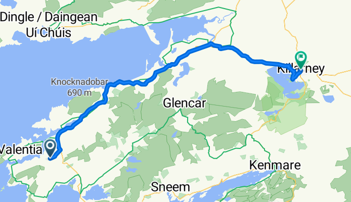 Cahersiveen - Killarney