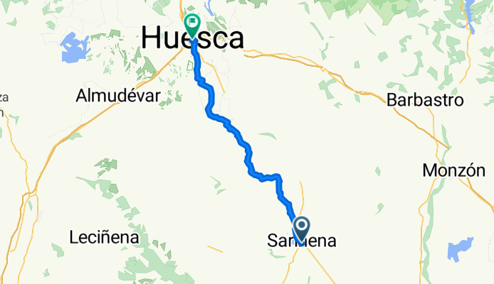 Belver de Cinca - Sariñena