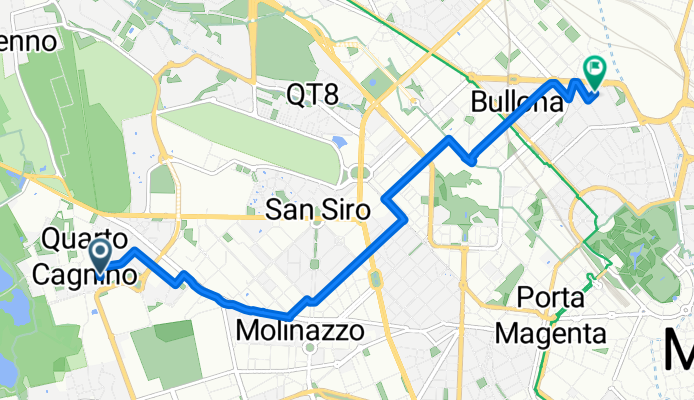 Via Carlo Marx, 米兰 a Via Cenisio, 米兰
