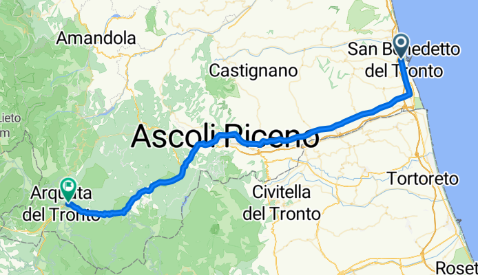San Benedetto del Tronto - Arquata del Tronto