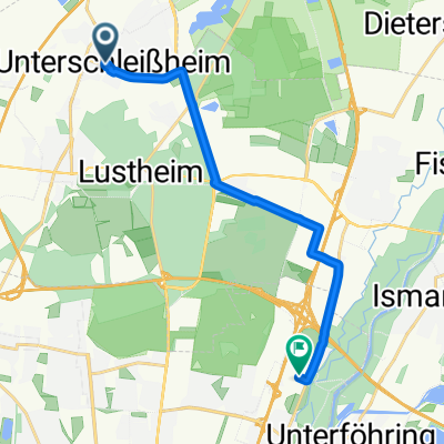 Pegasusstraße nach Freisinger Landstraße