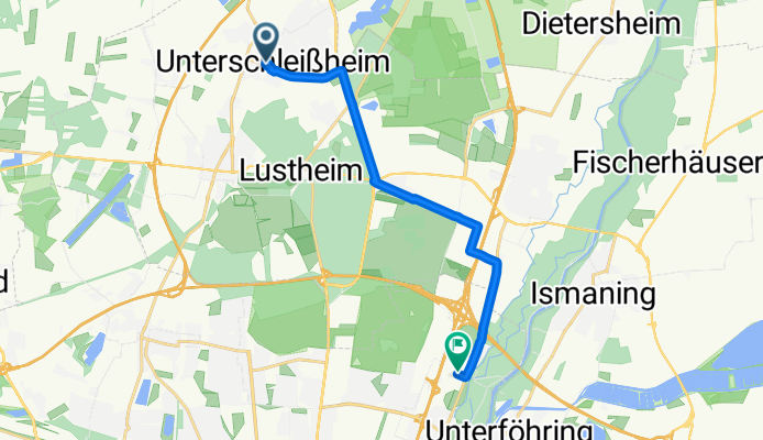 Pegasusstraße nach Freisinger Landstraße