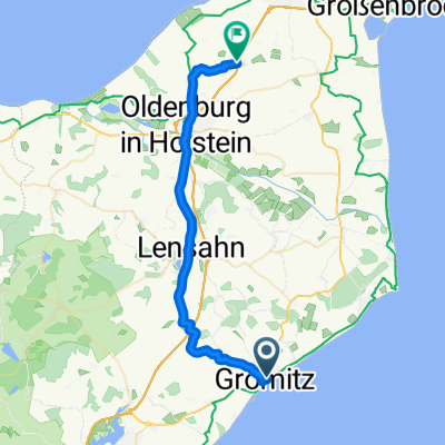 Kurpromenade, Grömitz nach Am Hotel Gremersdorf, Gremersdorf