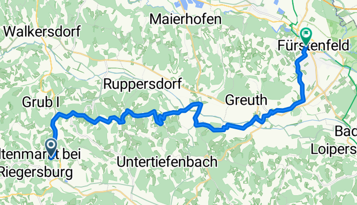 Riegersburg nach Steingruben