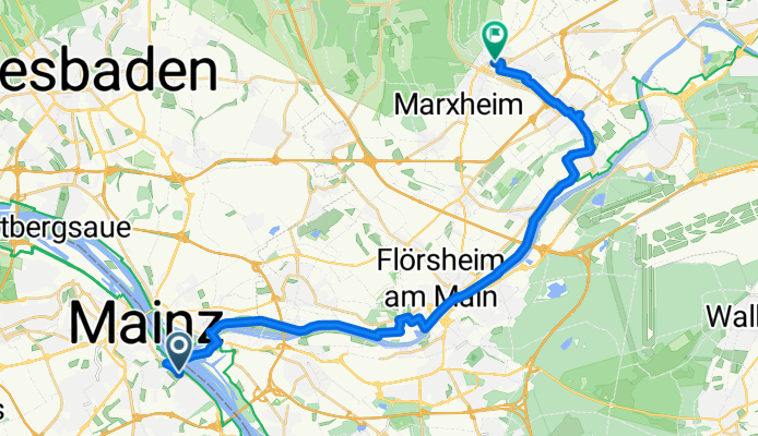 Von Mainz bis Hofheim am Taunus