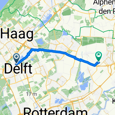 Brasserskade, Delft naar Dirk Verheulweg, Waddinxveen