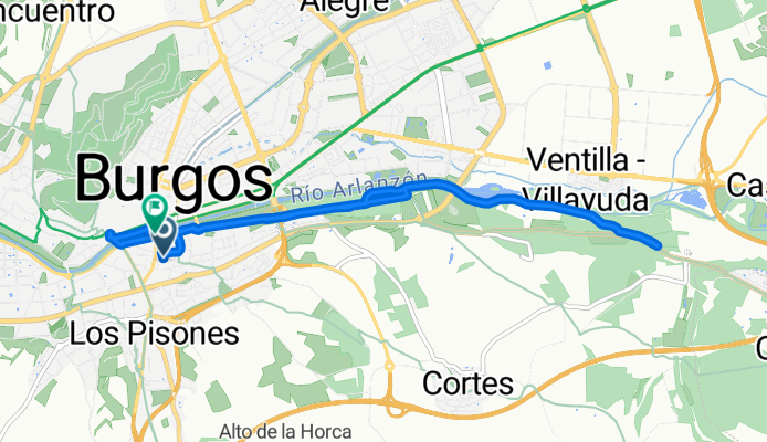 Calle de San Pablo, Burgos to Burgos