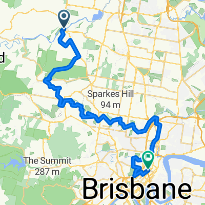 Tanager St, Albany Creek to King St, Bowen Hills