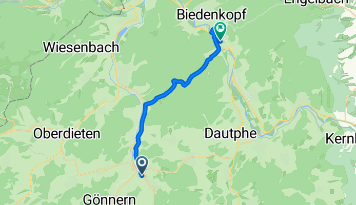 Oberland, Steffenberg nach Georg-Kramer-Straße, Biedenkopf