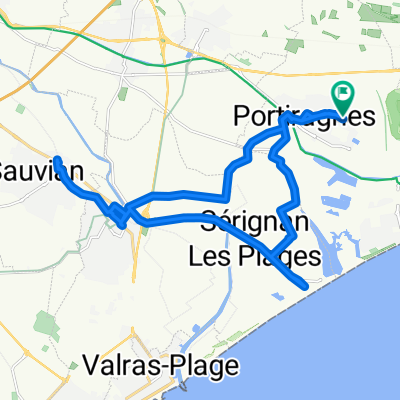 Résidence les Moulins de la Mer, Portiragnes to Résidence les Moulins de la Mer, Portiragnes