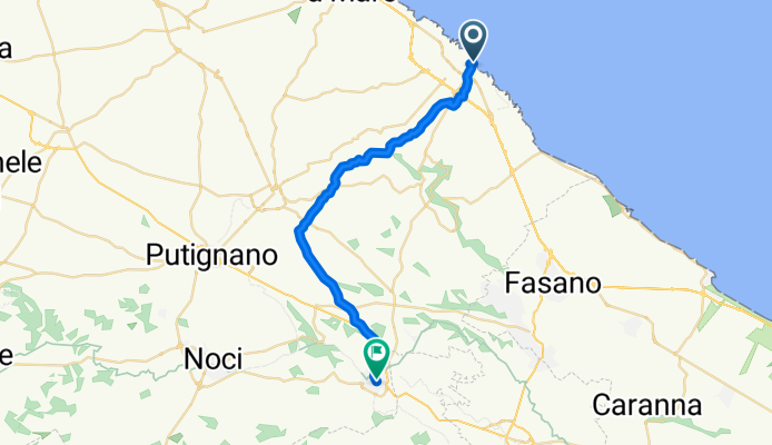 Via San Leonardo, Monopoli to Largo Matellotta, Alberobello