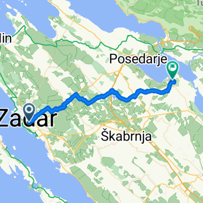 Put Stanova, Zadar a Trg kralja Tomislava, Novigrad