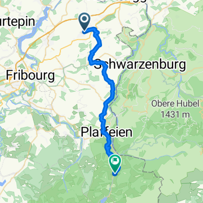 Von Schmitten (Fribourg) bis Plaffeien