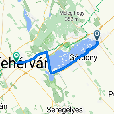 Tópart utca, Velence - Dolovai sor, Székesfehérvár