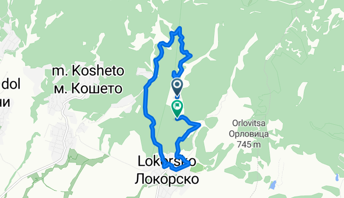 Route in Sofia