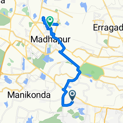 Street Number 3, Hyderabad to Swamy Ayyappa Housing Society, Hyderabad