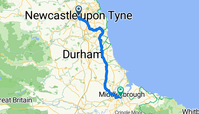 Newcastle upon Tyne - Middlesbrough