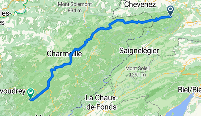 Courgenay JU - Orchamps-Vennes