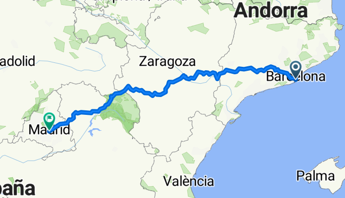 From Barcelona to Madrid