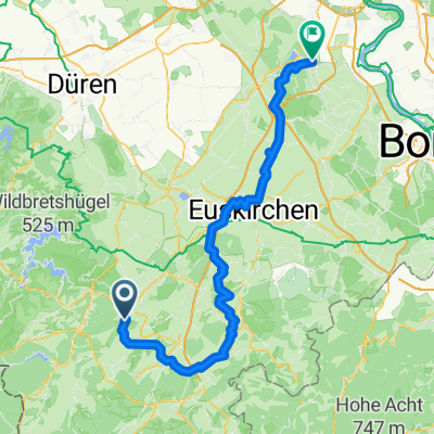 Kall, Nettersheim, Satzvey, Weilerswist, Erftstadt, Bliesheim, Brühl