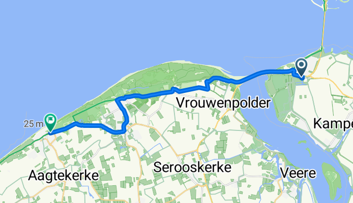 Duinvallei, Kamperland nach Domburgseweg, Domburg