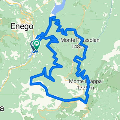 Anello da Cismon a Monte Grappa