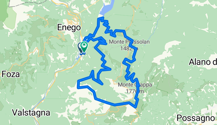 Anello da Cismon a Monte Grappa