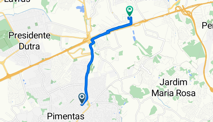 Rua Marcondes Munhos, Guarulhos a Rua Marinaro, Guarulhos