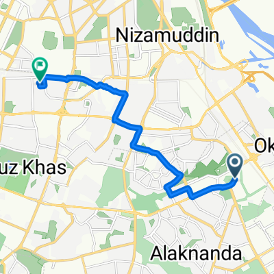 Kalkaji Mandir to New Delhi