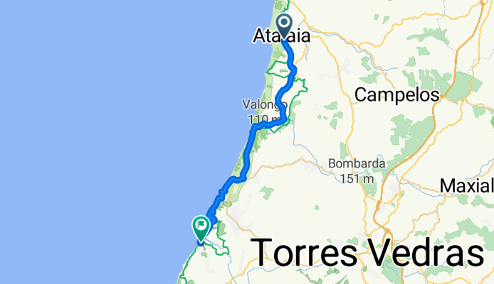 Estrada Nossa Sra da Guia, Atalaia to Largo da Foz, São Pedro da Cadeira