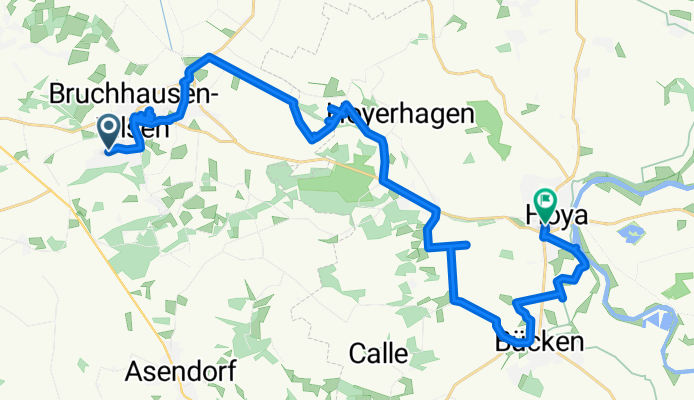 Sulinger Straße nach Lange Straße