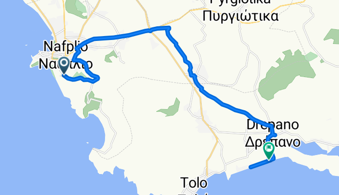 Nafplio nach Drepano