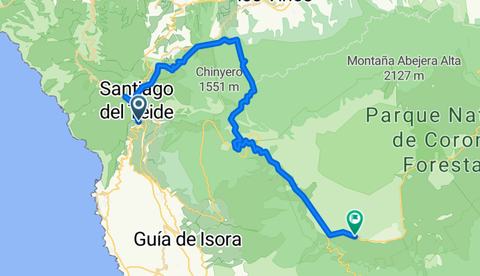 Santiago del Teide - Vilaflor