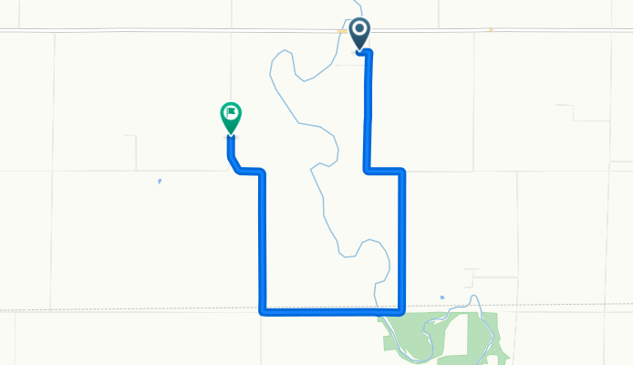 N County Road 525 E, Arcola to N County Road 425 E, Arcola