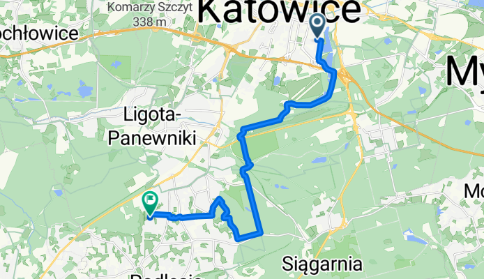 I Paderewskiego, Katowice do Orla, Katowice