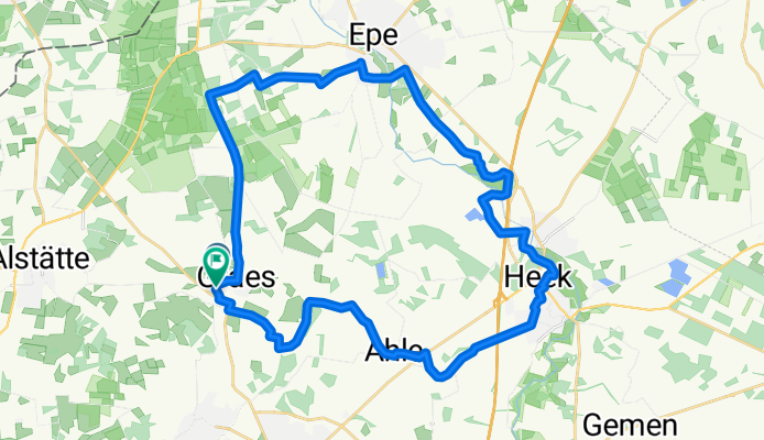 Graes-Ahle_MÜHLE_Nienborg-Heek-Epe 33 km -