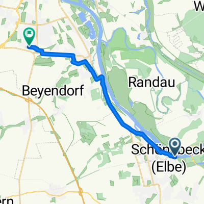 Cokturhof, Schönebeck (Elbe) nach Marsweg, Magdeburg