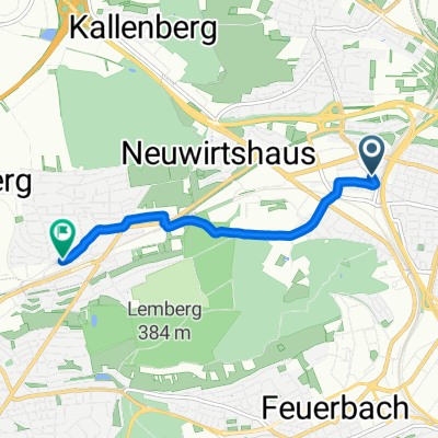 Burenstraße, Stuttgart nach Weilimdorfer Straße, Korntal-Münchingen