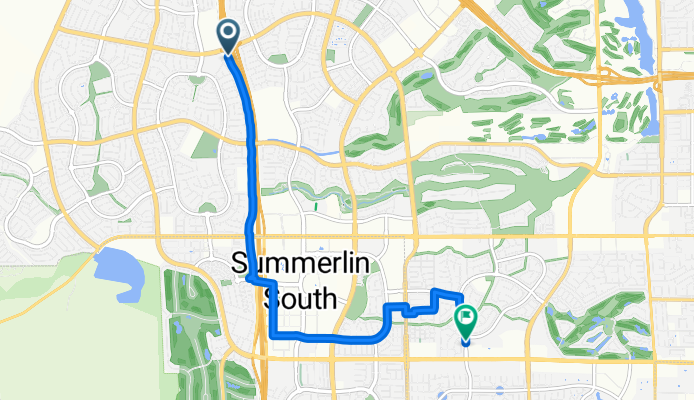 Far Hills Ave, Las Vegas to W Sahara Ave, Las Vegas