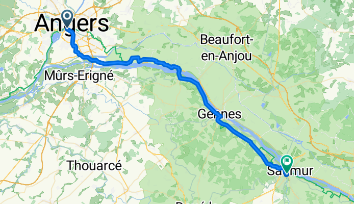 From Angers to Saumur