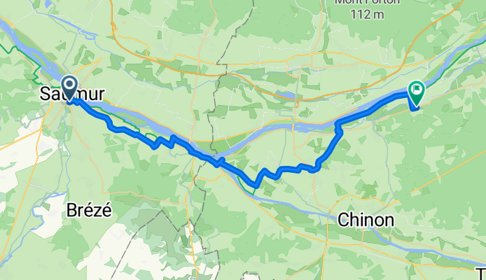 From Saumur to Rigny-Ussé