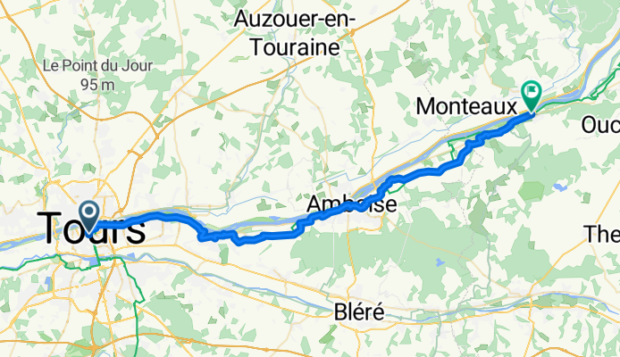 From Tours to Chaumont-sur-Loire