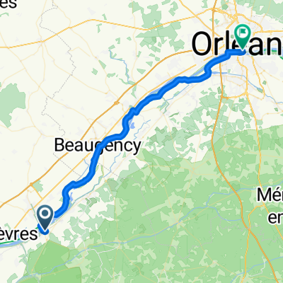 From Muides-sur-Loire to Orléans