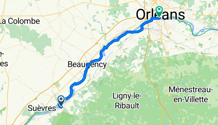From Muides-sur-Loire to Orléans
