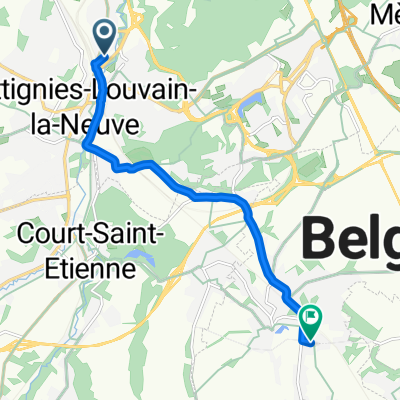 De Clos de la Rivière à Rue de Bayau