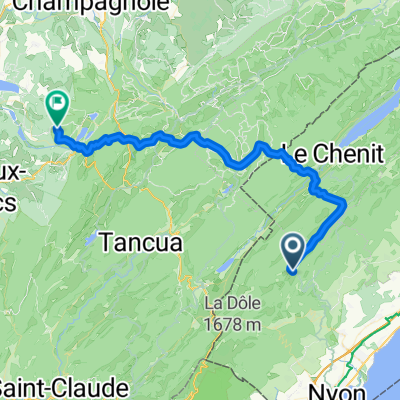 Arzier-Le Muids - Clairvaux-les-Lacs