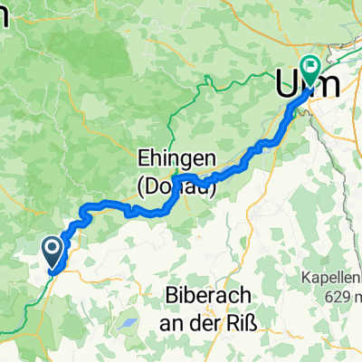 From Riedlingen to Ulm