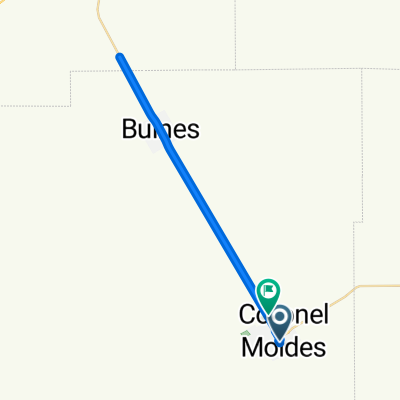Hernández, Coronel Moldes a Ruta Provincial E86, Coronel Moldes